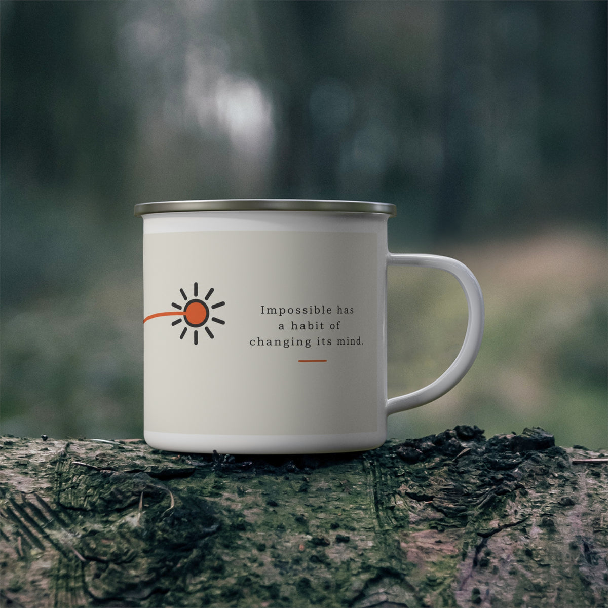 Nova Enamel Mug | First Light Edition | Camping Coffee Cup
