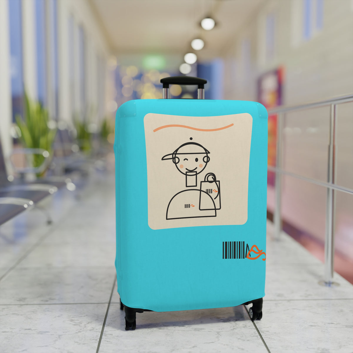 The "Electric Sky" Suitcase Cover