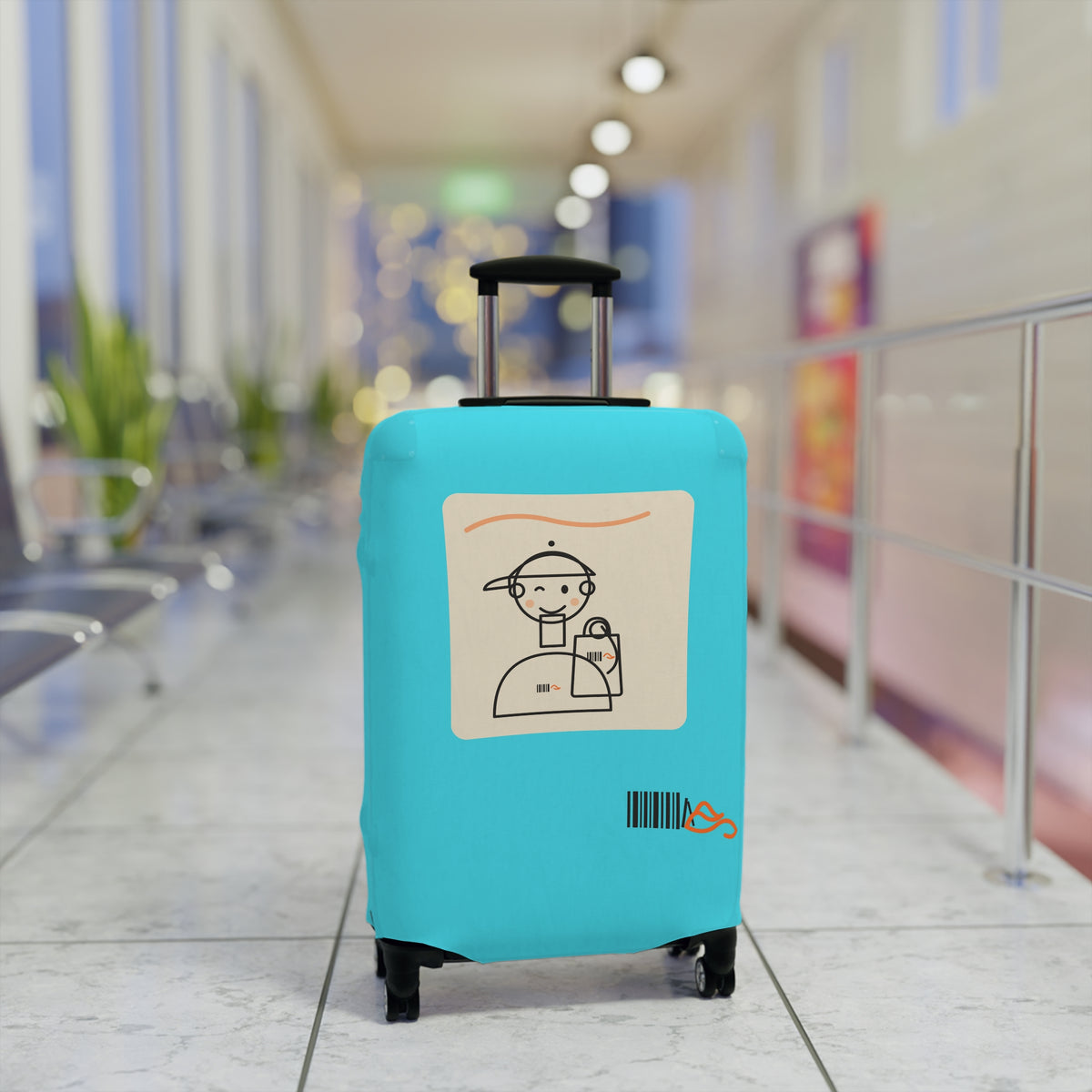 The "Electric Sky" Suitcase Cover
