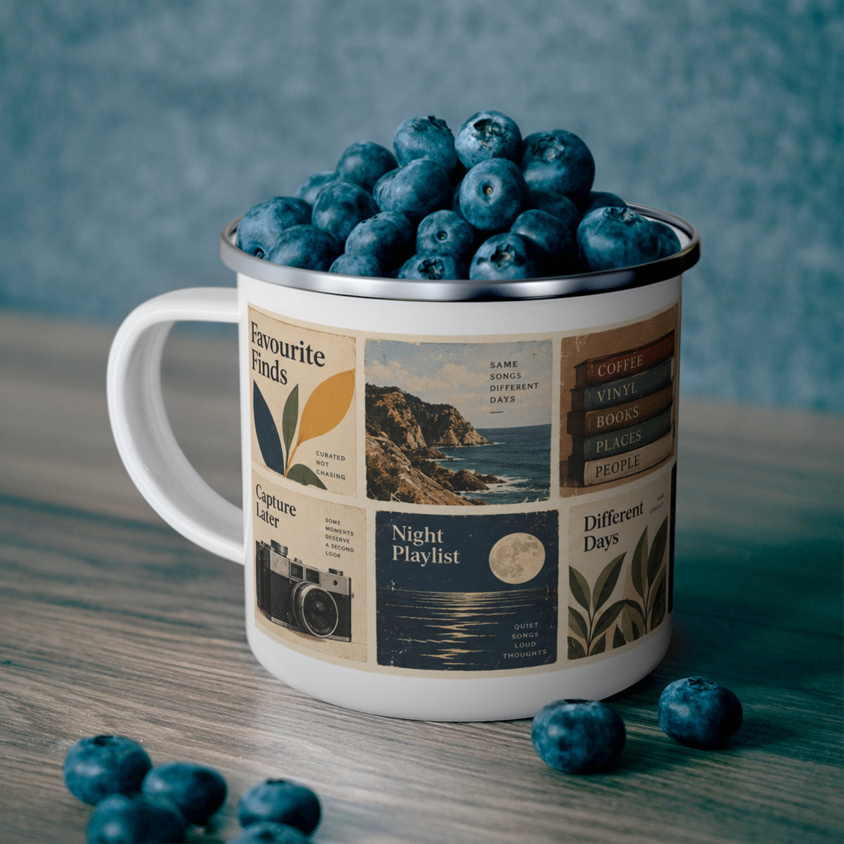 Indigo Enamel Mug | Favourite Finds | Curated Stories